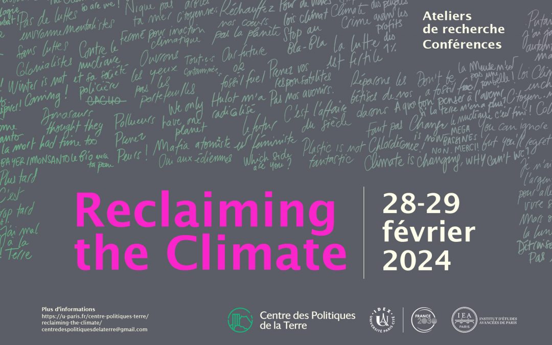 Reclaiming the Climate – 28 & 29 février 2024