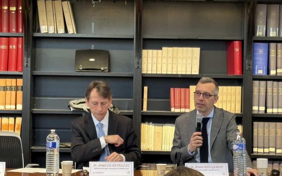 Retour sur le séminaire : Des institutions et des normes : une question préalable à l’analyse juridique ».