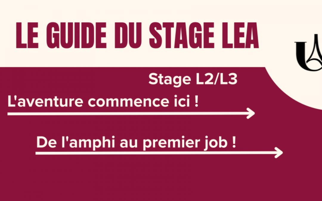 [Projet pédagogique] Le guide du stage LEA