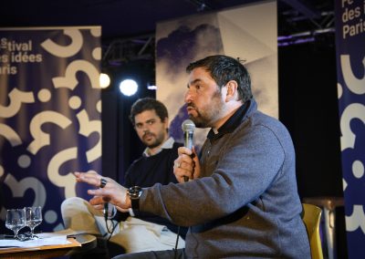 Hugo Jalinière et Frédéric Pierru à la Bellevilloise - La santé, boussole du futur ©Frédéric Poletti