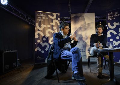 Robert Barouki et Hugo Jalinière à la Bellevilloise - La santé, boussole du futur ©Frédéric Poletti