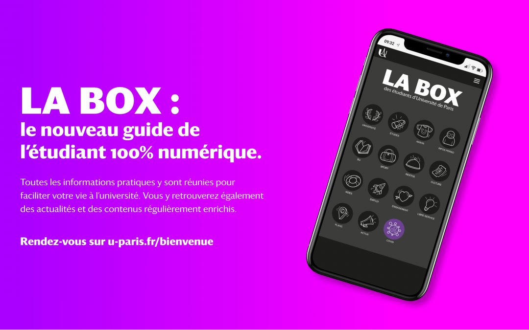 LA BOX : le nouveau guide de l’étudiant 100% numérique.