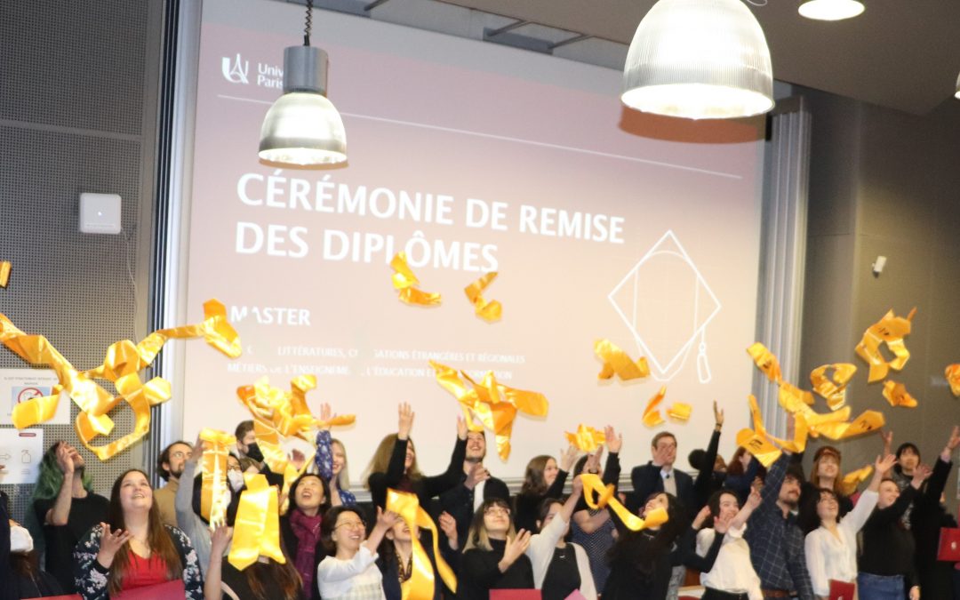 Cérémonie de remise des diplômes de Master