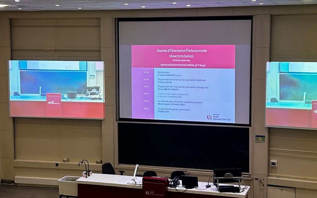 Journée d’Orientation Professionnelle 2025 : un éclairage essentiel pour les choix de spécialité des étudiants de DFASM3