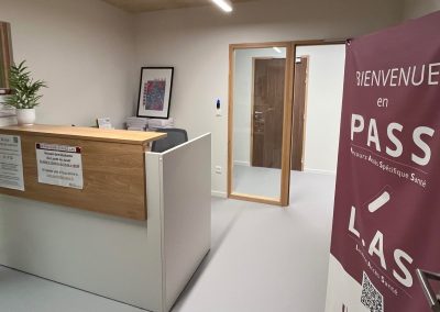 Après travaux - bureau d'accueil du PASS _ L.AS, premier étage