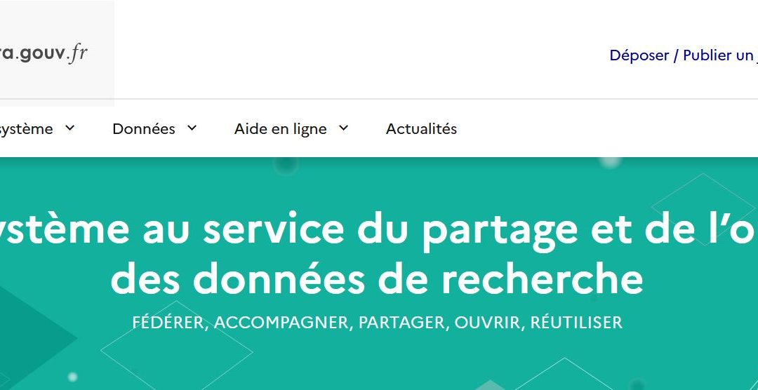 Recherche Data Gouv : ouverture de la plateforme de dépôt de données