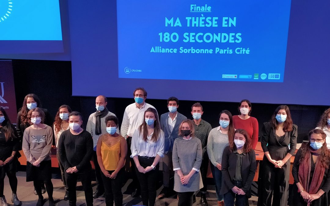 Ma thèse en 180s : les gagnants sont… des gagnantes !