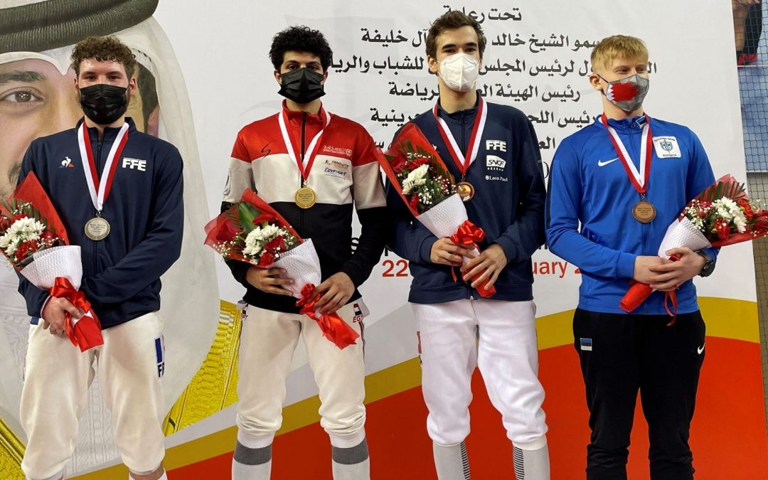 Julien Maury : l’argent et le bronze pour sa première coupe du monde d’escrime junior