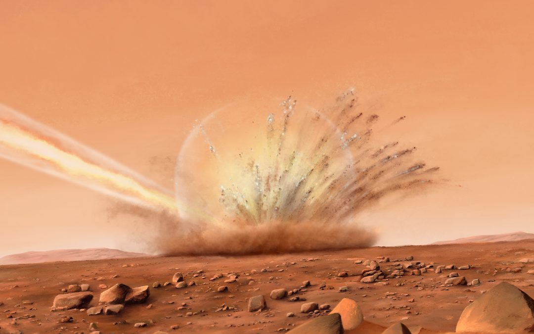 Two major meteorite impacts shed light on the interior of Mars