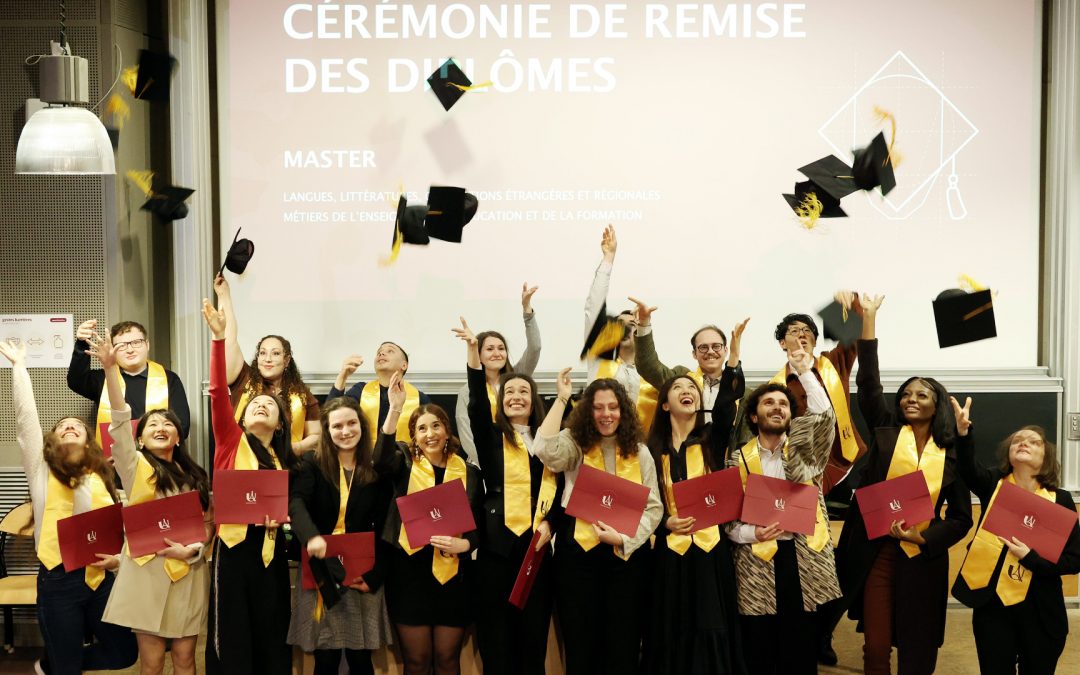 Cérémonie de remise des diplômes : félicitations à toutes et à tous !