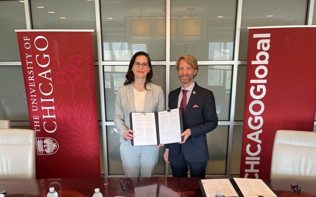Signature d’un nouvel accord avec l’Université de Chicago